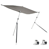VidaXL Sonnensegel-Set T-Top 174x205x(115-194) cm Anthrazit