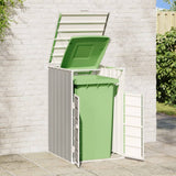 Vidaxx Containeraufbewahrung für 1 Container 72x81x115 cm grauer Stahl
