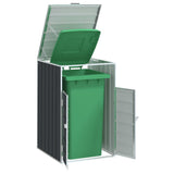 Vidaxx Containeraufbewahrung für 1 Container 72x81x115 cm Stahl Anthrazit