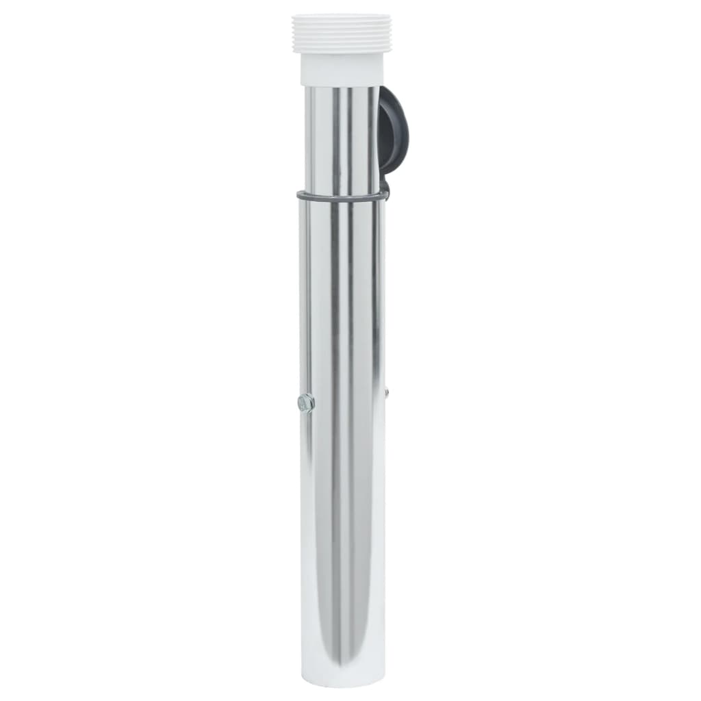Vidaxx Erdsonnenschirmständer für 40-50 mm Mast Aluminium Silber