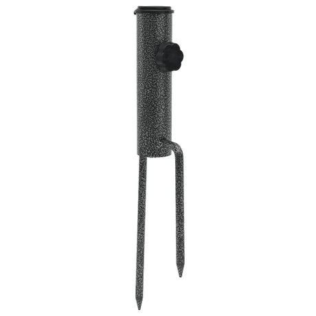 Vidaxx Sonnenschirmständer mit Stiften 2 Stück 9x35 cm verzinkter Stahl