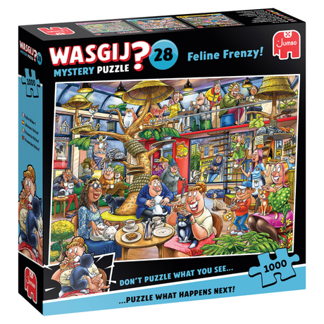 Wasgij Mystery 28 – Katz- und Mausspiel! - 1000 Teile Puzzle - Puzzle