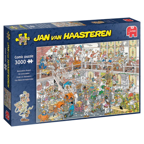 Jan van Haasteren Puzzle - Die Renovierung, 3000 Teile.