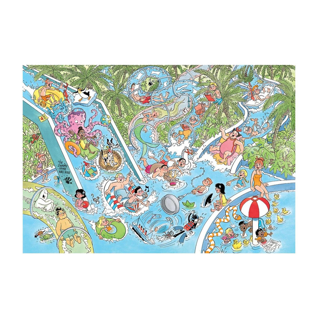 Jumbo-Puzzle Jan Van Hastering Junior Wasserrutsche Puzzle Jan Van Hastering Junior Wasserrutsche Crazy | 2 Stk
