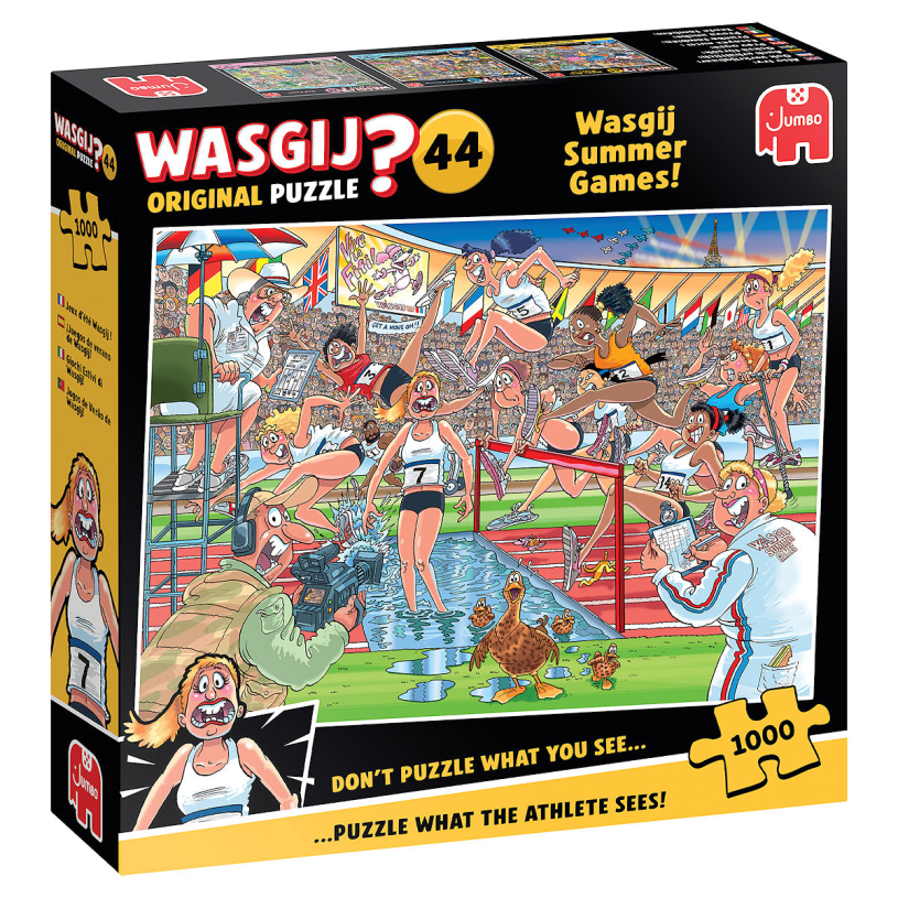 Jumbo Wasgij Original 44 Puzzle – Sommerspiele!, 1000 Teile.