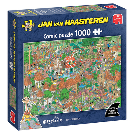 Jumbo Jan van Haasteren Puzzle - Efteling-Märchenwald, 1000 Teile.