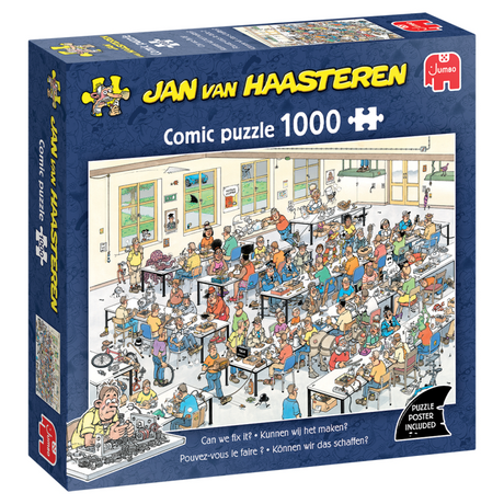 Jumbo-Puzzle von Jan van Haasteren: Schaffen wir es? 1000 Stück