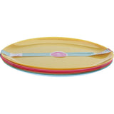 Excellent Houseware Teller 21 cm, 6 Stück Kunststoff