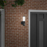 Vidaxx Außenwandleuchte schwarz 15 x 7,5 x 33 cm