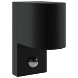 Vidaxx Außenwandleuchte schwarz 12 x 7 x 15 cm Edelstahl