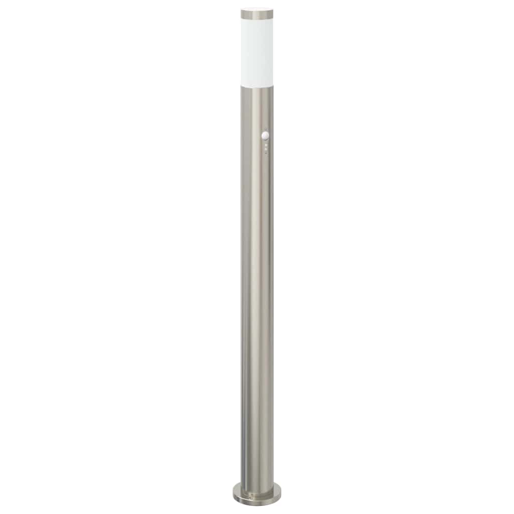 Vidaxx Pollerbeleuchtung mit Sensor 110 cm Edelstahl IP44