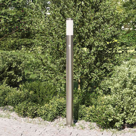 Vidaxx Pollerbeleuchtung mit Sensor 110 cm Edelstahl IP44