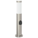 Vidaxl Pollerleuchte mit Fassung 50 cm Edelstahl IP44