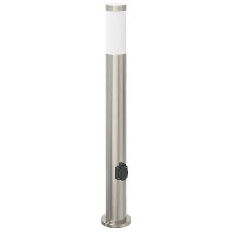 Vidaxl Pollerleuchte mit Fassung 80 cm Edelstahl IP44