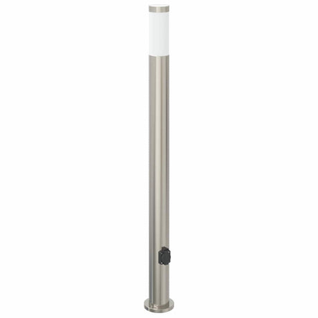 Vidaxl Pollerleuchte mit Fassung 110 cm Edelstahl IP44
