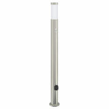 Vidaxx Pollerleuchte mit Sensor und Steckdose 110 cm Edelstahl IP44