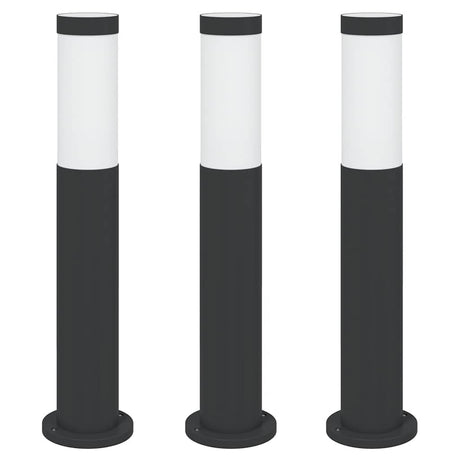 Vidaxx Pollerbeleuchtung 3 Stück 50 cm Edelstahl IP44