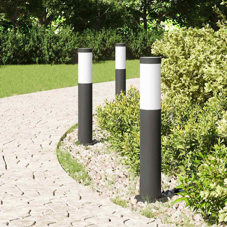 Vidaxx Pollerbeleuchtung 3 Stück 50 cm Edelstahl IP44