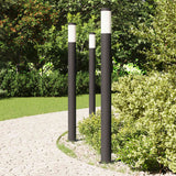 Vidaxx Pollerbeleuchtung 3 Stück 110 cm Edelstahl IP44