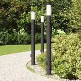Vidaxx Pollerleuchte mit Fassung 3 Stück 110 cm Edelstahl IP44