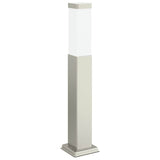 VidaXL Pollerbeleuchtung 50 cm Edelstahl IP44