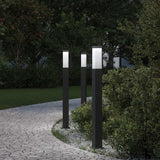 VidaXL Pollerbeleuchtung 3 Stück 80 cm Schwarz IP44