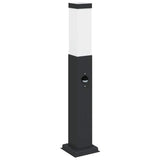 VidaXL Pollerbeleuchtung mit Sensor 50 cm schwarz IP44