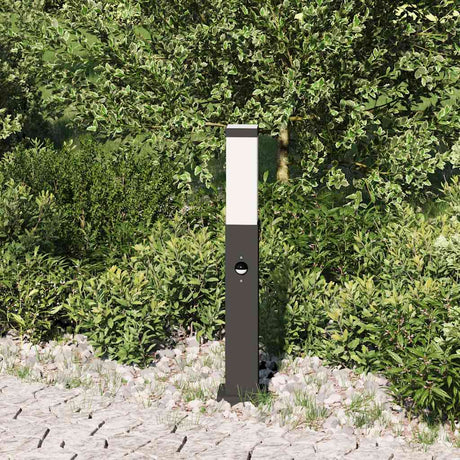 VidaXL Pollerbeleuchtung mit Sensor 50 cm schwarz IP44