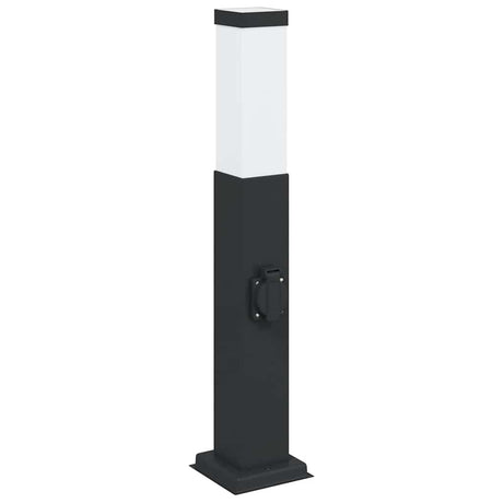 Vidaxl Pollerleuchte mit Fassung 50 cm schwarz IP44