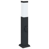Vidaxl Pollerleuchte mit Fassung 50 cm schwarz IP44