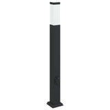 Vidaxx Pollerleuchte mit Fassung 80 cm schwarz IP44