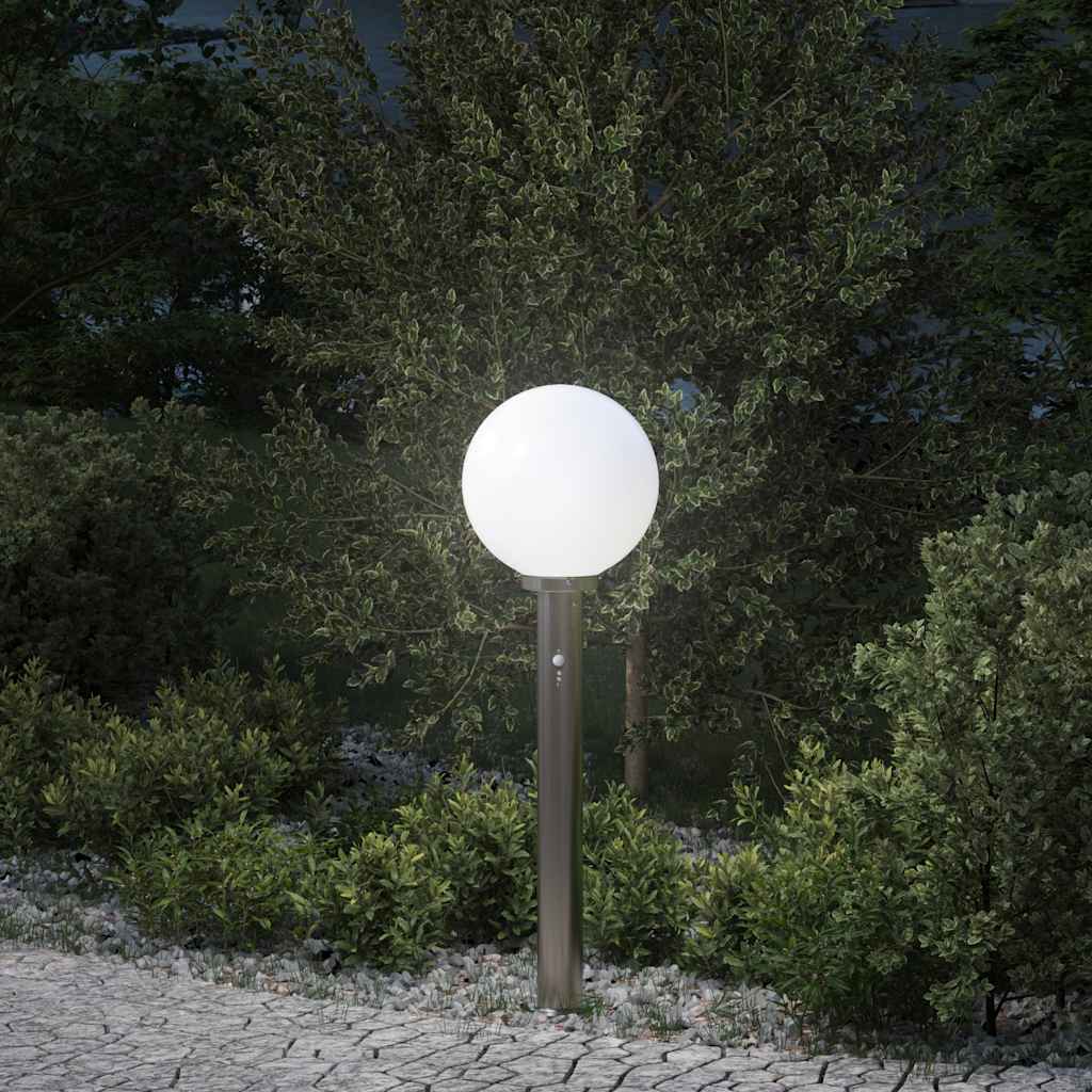 Vidaxx Pollerbeleuchtung mit Sensor 80 cm Edelstahl IP44