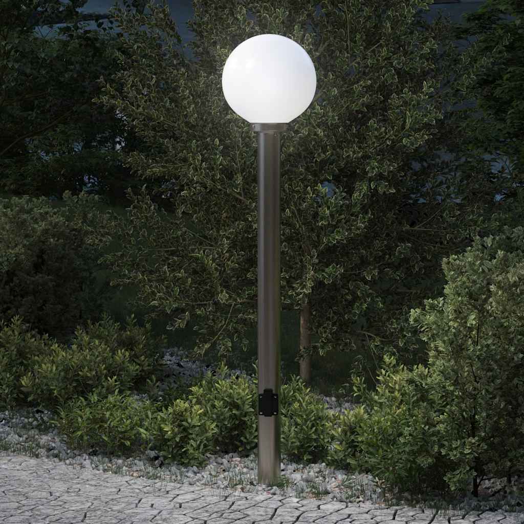 Vidaxx Pollerleuchte mit Fassung 120 cm Edelstahl IP44