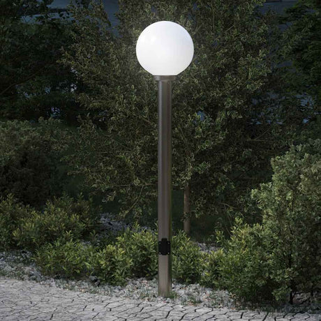 Vidaxx Pollerleuchte mit Fassung 120 cm Edelstahl IP44
