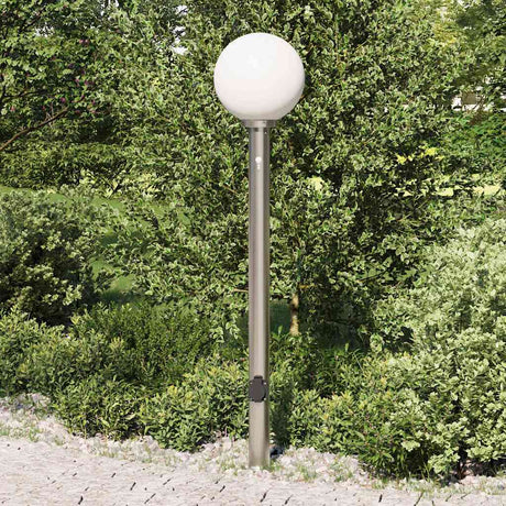 Vidaxx Pollerleuchte mit Sensor und Steckdose 120 cm Edelstahl IP44