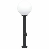 Vidaxx Pollerleuchte mit Fassung 80 cm schwarz IP44
