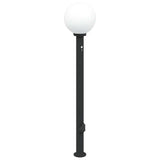 Vidaxx Pollerleuchte mit Sensor und Steckdose 120 cm schwarz IP44