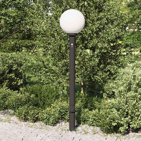 Vidaxx Pollerleuchte mit Sensor und Steckdose 120 cm schwarz IP44