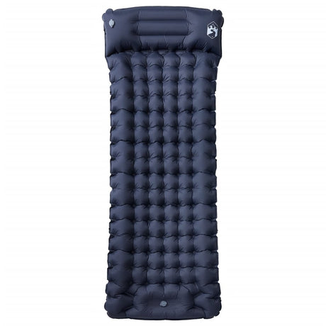Vidaxl Campingmatratze mit Kissen selbstaufblasend 1-Personen grau