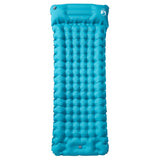 Vidaxl Campingmatratze mit Kissen selbstaufblasend 1-Personen blau