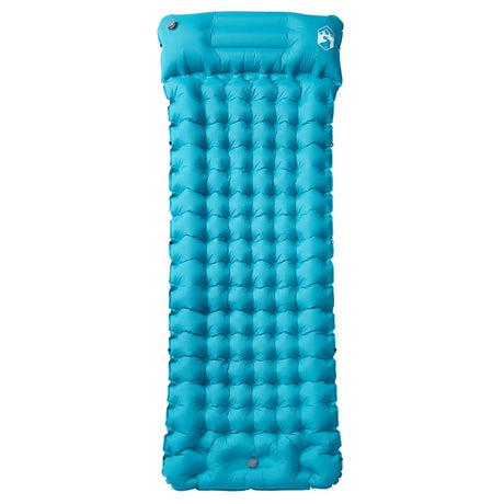 Vidaxl Campingmatratze mit Kissen selbstaufblasend 1-Personen blau