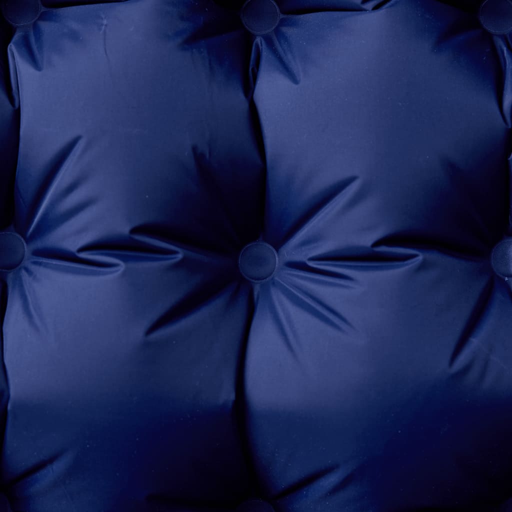 VidaXL camping mattress with pillow self-inflating 1-person navy blue