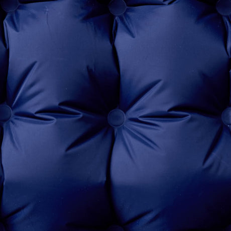 VidaXL camping mattress with pillow self-inflating 1-person navy blue
