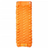 Vidaxl Campingmatratze mit Kissen selbstaufblasend 1-Personen orange