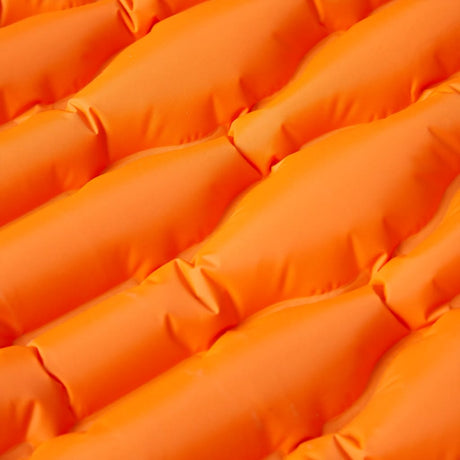 Vidaxl Campingmatratze mit Kissen selbstaufblasend 1-Personen orange