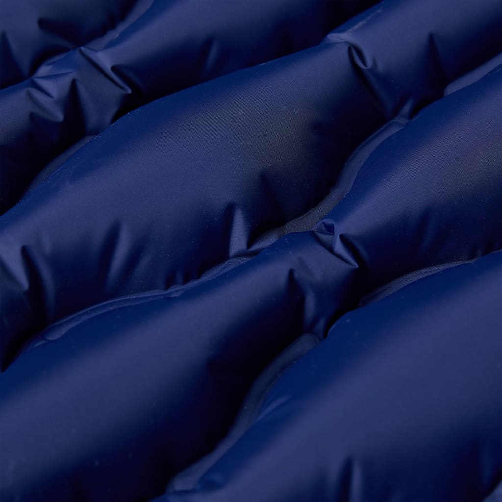 VidaXL Campingmatratze mit Kissen selbstaufblasend 1-Personen Marineblau