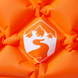 Vidaxl Campingmatratze mit Kissen aufblasbar 1-Personen orange