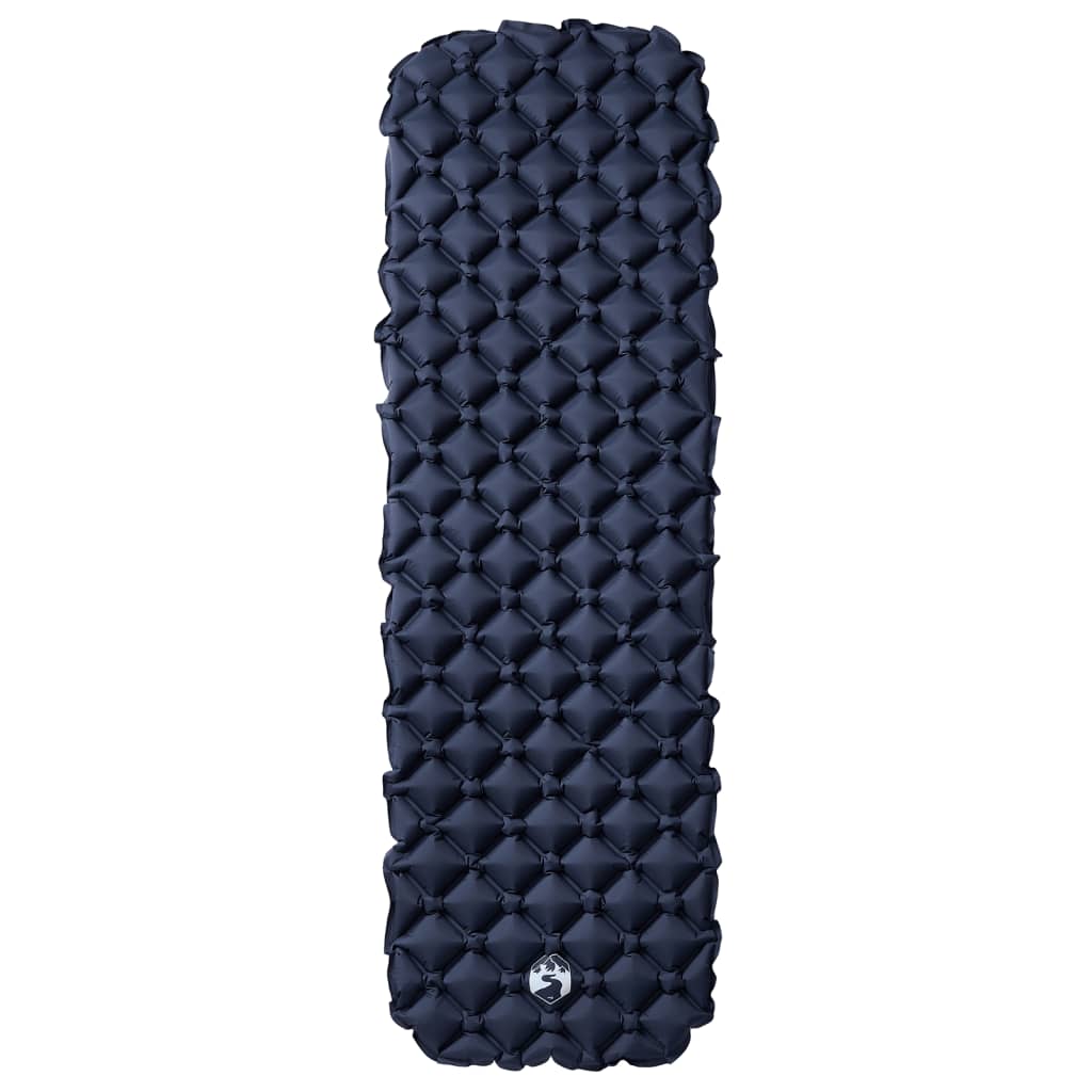 Vidaxx aufblasbare Campingmatratze 190x58x6 cm 1-Personen grau