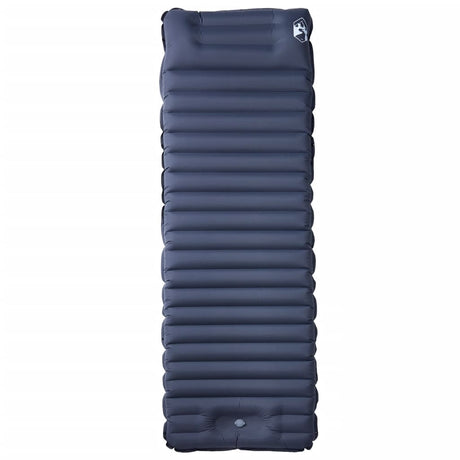 Vidaxl Campingmatratze mit Kissen selbstaufblasend 1-Personen grau
