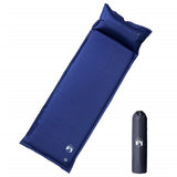 VidaXL Campingmatratze mit Kissen selbstaufblasend 1-Personen Marineblau